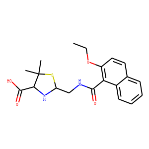(4S)-2-((2-Ethoxy-1-naphthamido)methyl)-5,5-dimethylthiazolidine-4-carboxylic Acid