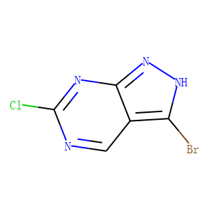 3-Bromo-6-chloro-1H-pyrazolo[3,4-d]pyrimidine