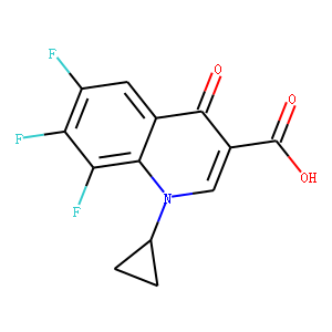 1-Cyclopropyl-6,7,8-trifluoro-1,4-dihydro-4-oxo-3-quinolinecarboxylic Acid