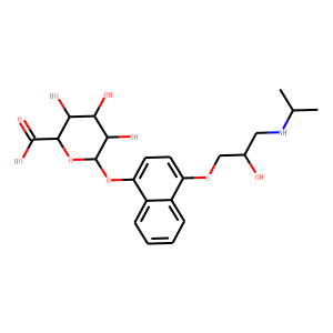4-Hydroxy Propranolol β-D-Glucuronide (Mixture of Diastereomers)