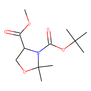 (R)-(+)-3-(tert-Butoxycarbonyl)-2,2-dimethyl-4-oxazolidinecarboxylic Acid Methyl Ester