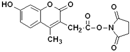7-Hydroxy-4-methylcoumarin-3-acetic acid, succinimidyl ester
