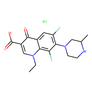 Lomefloxacin Hydrochloride