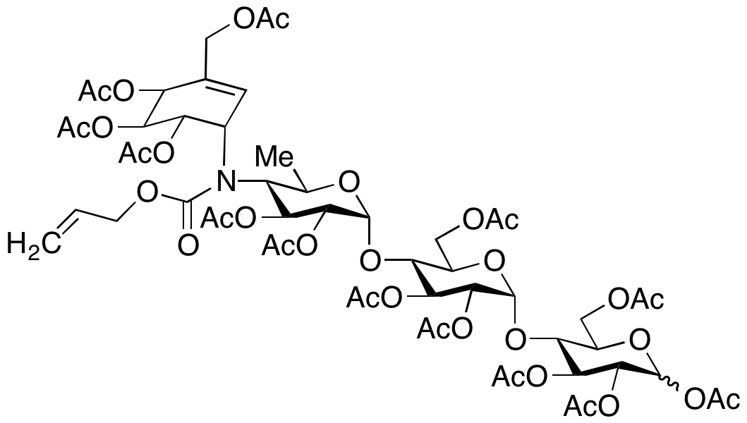 Acarbose-N-allyl Formate Tridecaacetate