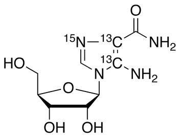 5-Aminoimidazole-4-carboxamide-1-β-D-ribofuranoside-13C2,15N