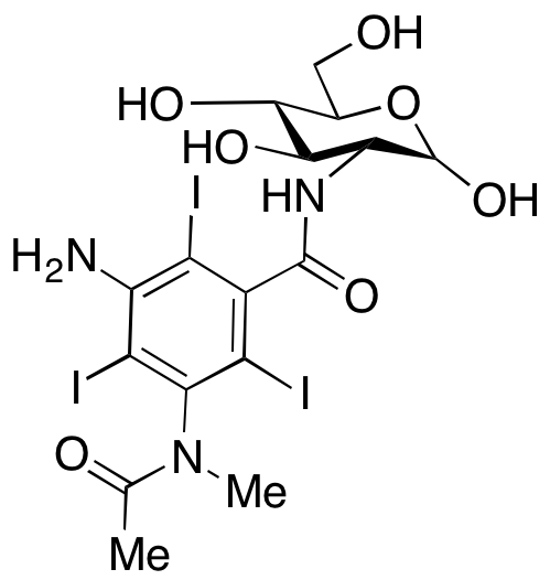 2-[3-Amino-5-(n-methylacetamido)-2,4,6-triiodobenzamido]-2-deoxy-D-glucose
