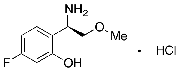 2-[(1R)-1-Amino-2-methoxyethyl]-5-fluorophenol Hydrochloride