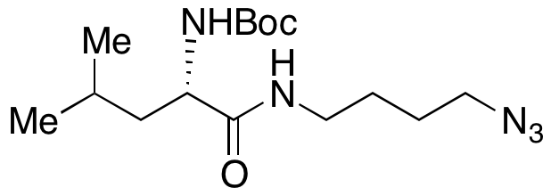 (S)-(1-((4-Azidobutyl)amino)-4-methyl-1-oxopentan-2-yl)carbamic Acid tert-Butyl Ester 