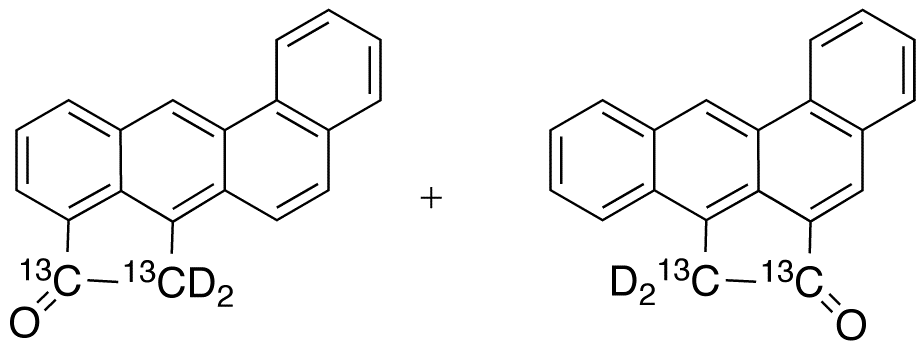 Benz[j]aceanthrylen-2(1H)-one13C2,d2 and Benz[e]aceanthrylen-6(5H)-one13C2,d2