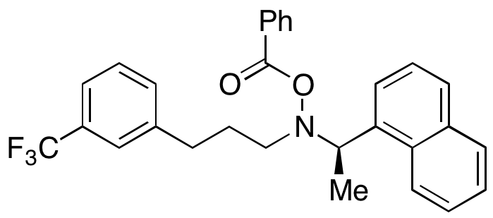 (R)-O-Benzoyl-N-(1-(naphthalen-1-yl)ethyl)-N-(3-(3-(trifluoromethyl)phenyl)propyl)hydroxylamine