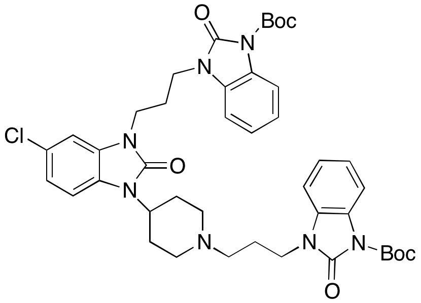 Bis-Boc-3-[3-(2,3-Dihydro-2-oxo-1H-benzimidazol-1-yl)propyl] Domperidone