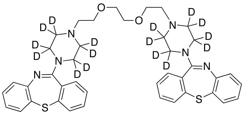 1,2-Bis[2-(4-Dibenzo[b,f][1,4]thiazepin-11-yl-1-piperazinyl)ethoxy]ethane-d16