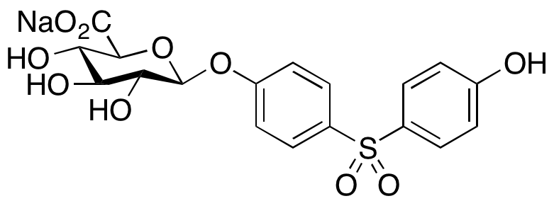Bis(4-hydroxyphenyl) Sulfone O-β-D-Glucuronide Sodium Salt