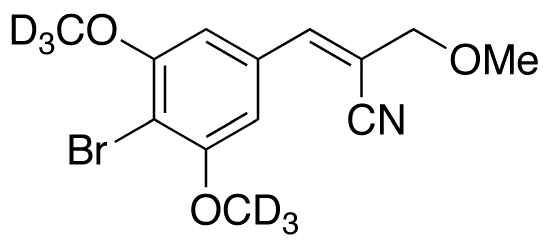 3-(4-Bromo-3,5-dimethoxyphenyl)-2-(methoxymethyl)-2-propenenitrile-d6