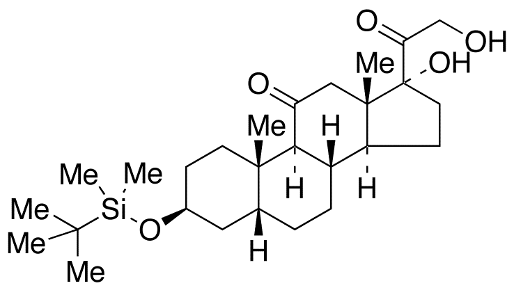 3β-O-tert-Butyldimethylsilyl Tetrahydro Cortisone