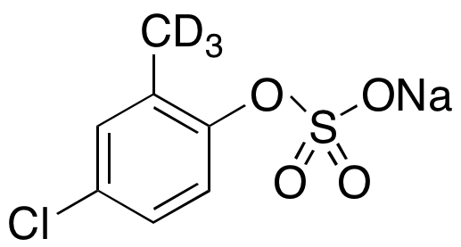4-Chloro-2-methylphenol-d3 Sulfate Sodium Salt