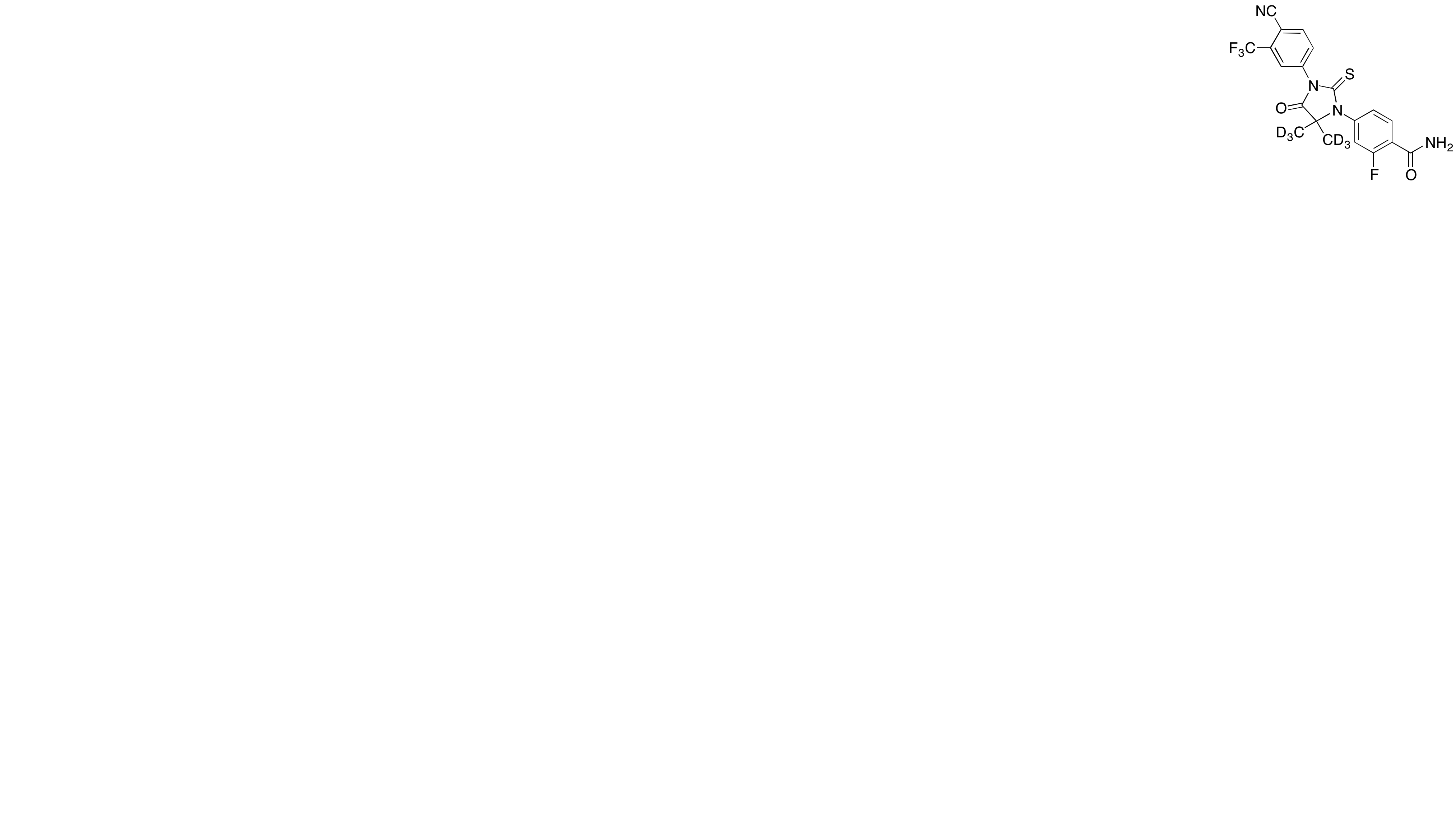 4-​[3-​[4-​Cyano-​3-​(trifluoromethyl)​phenyl]​-​5,​5-​dimethyl-​4-​oxo-​2-​thioxo-​1-​imidazolidiny