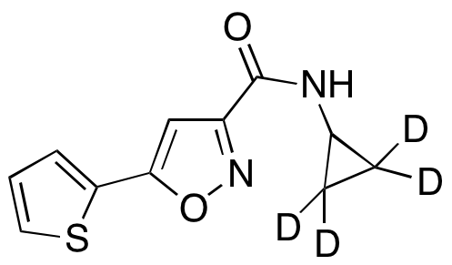 N-Cyclopropyl-5-(thiophen-2-yl)isoxazole-3-carboxamide -d4