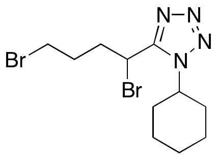 1-Cyclohexyl-5-(1,4-dibromobutyl)-1H-tetrazole