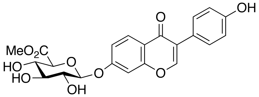 Daidzein 7-β-D-Glucuronide Methyl Ester