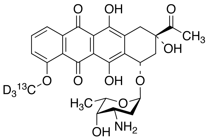 Daunorubicin-13C,d3 (>85percent)