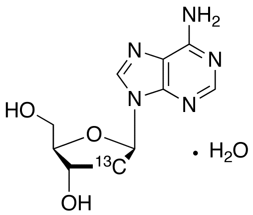 2’-Deoxyadenosine-2’-13C Monohydrate
