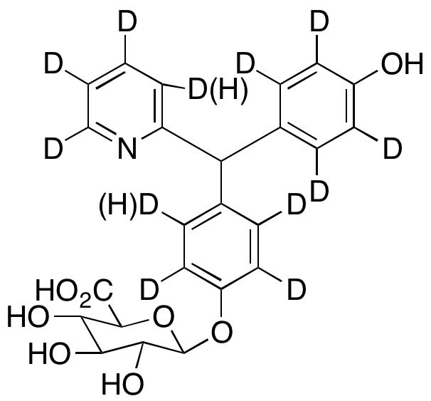 Desacetyl Bisacodyl β-D-Glucuronide Labeled(Maybe d12, d11, or d10)