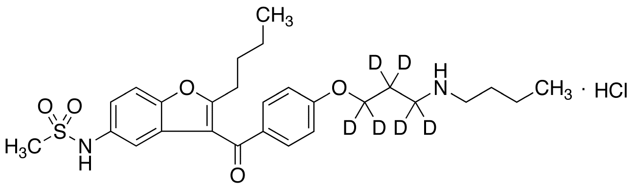 Desbutyl Dronedarone-d4 Hydrochloride