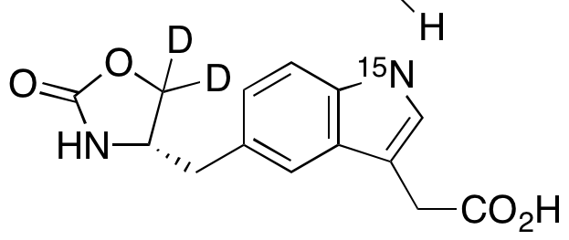 3-Des[2-(Dimethylamino)ethyl] Zolmitriptan 3-Acetic Acid-15N,d2