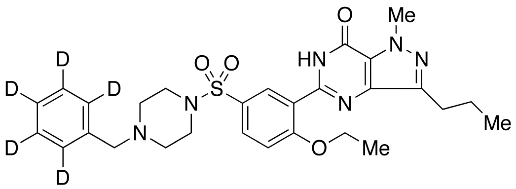 N-Desmethyl-N-benzyl Sildenafil-d5