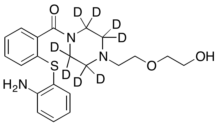 2-(2-(4-(Dibenzo[b,f][1,4]thiazepin-11-yl)piperazin-1-yl-d8)ethoxy)ethanol