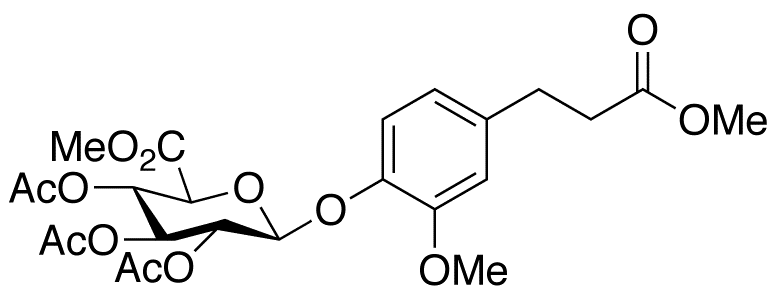 Dihydro Ferulic Acid 4-O-β-D-Glucuronide Triacetate Dimethyl Ester