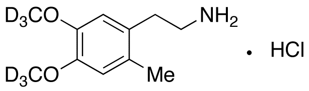 4,5-Dimethoxy-2-methylbenzeneethanamine-d6 Hydrochloride