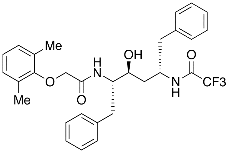 (2S,3S,5S)-2-(2,6-Dimethylphenoxyacetyl)amino-3-hydroxy-5-trifluromethylcarbonylamino-1,6-diphenylhe