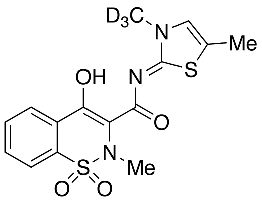 [N(Z)]-N-(3,5-Dimethyl-2(3H)-thiazolylidene)-4-hydroxy-2-methyl-2H-1,2-benzothiazine-3-carboxamide 1