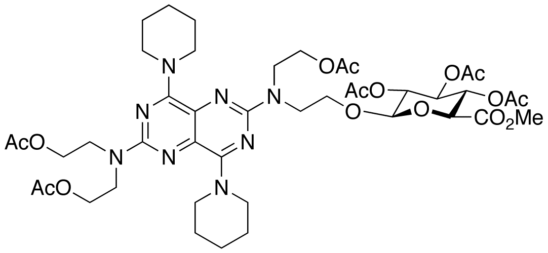 Dipyridamole Triacetate Mono-O-(2,3,4-tri-O-acetyl)-β-D-glucuronide Methyl Ester