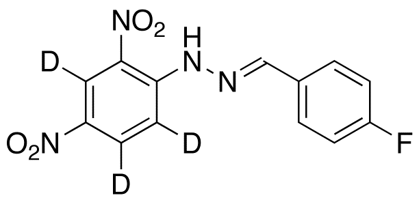 4-Fluorobenzaldehyde 2,4-Dinitrophenylhydrazone-d3