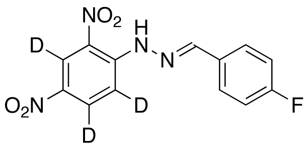 4-Fluorobenzaldehyde 2,4-Dinitrophenylhydrazone-d3