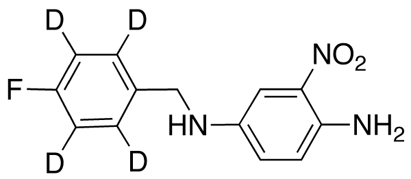 N4-[(4-Fluorophenyl)methyl]-2-nitro-1,4-benzenediamine-d4