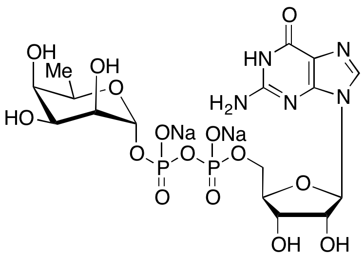 Guanosine 5’-Pyrophosphate Ester 6-Deoxytalose (>90percent) Disodium Salt