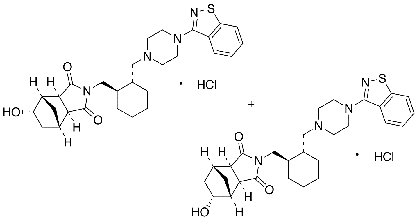 5α/6α-Hydroxy Lurasidone Hydrochloride(Mixture of Diastereomers)