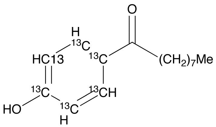 4’-Hydroxynonanophenone-13C6
