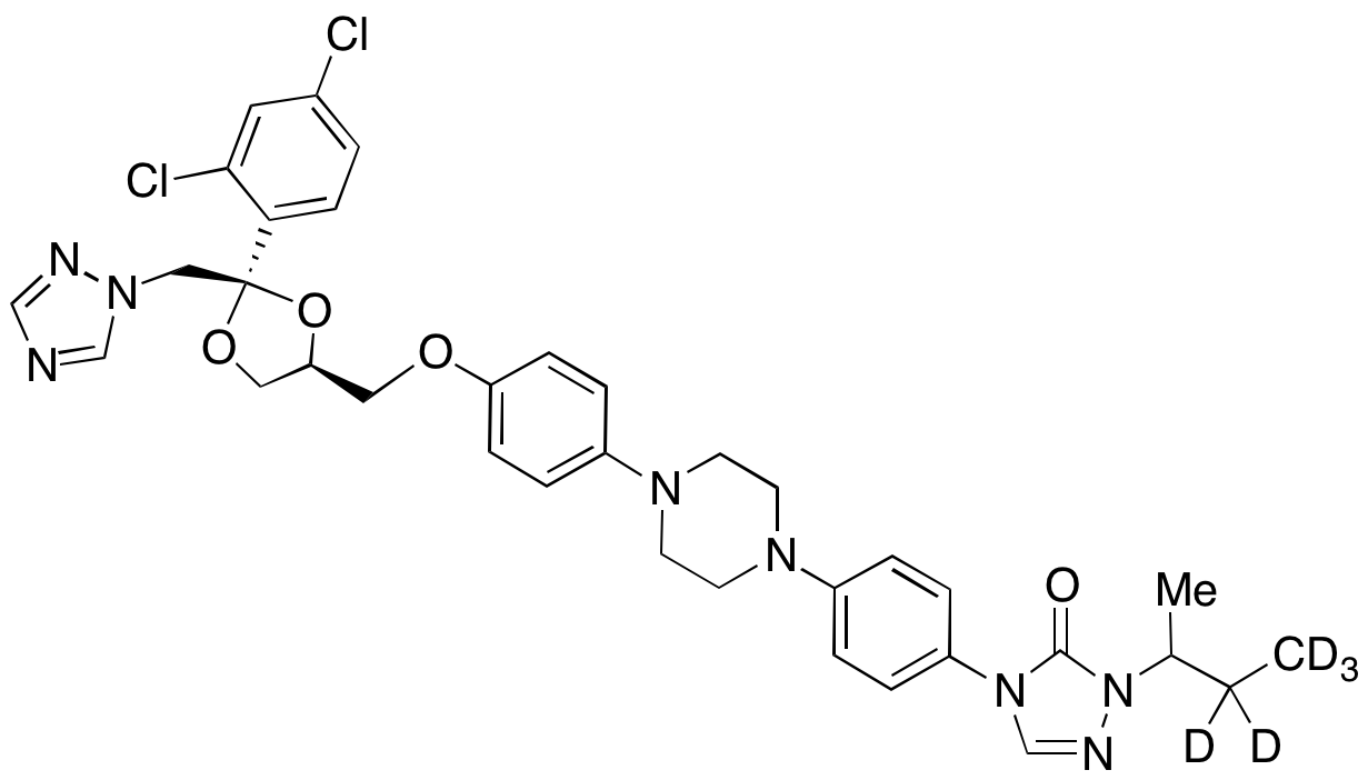 (2R,4S)-Itraconazole-d5 (Mixture of Diastereomers)