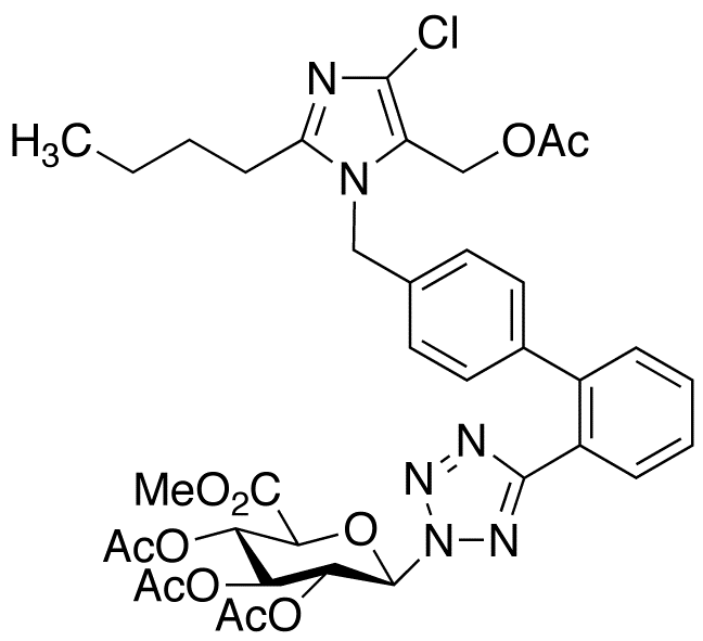 Losartan Acetate N2-(3,4,5-O-Triacetyl)glucuronide Methyl Ester