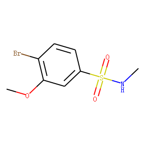 4-Bromo-3-methoxy-N-methylbenzenesulfonamide