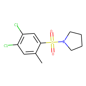 1-(4,5-Dichloro-2-methylphenyl)sulfonylpyrrolidine