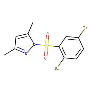 1-(2,5-Dibromophenyl)sulfonyl-3,5-dimethylpyrazole