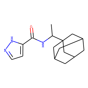 N-[1-(1-Adamantyl)ethyl]-1H-pyrazole-3-carboxamide