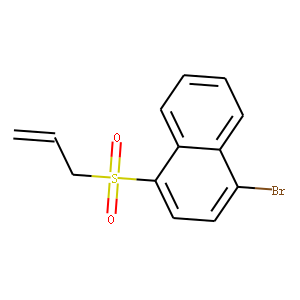 1-(Allylsulfonyl)-4-bromonaphthalene