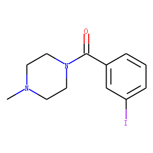 1-(3-Iodobenzoyl)-4-methylpiperazine